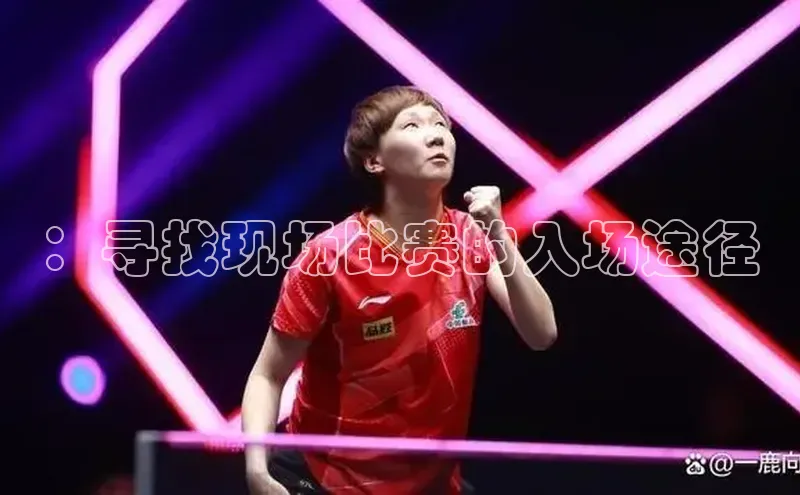 ：寻找现场比赛的入场途径